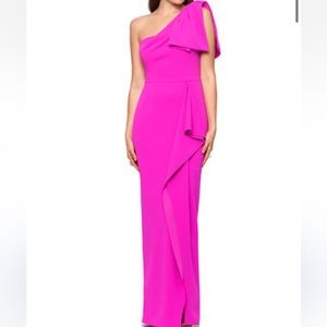 Betsy & Adam fuchsia dress